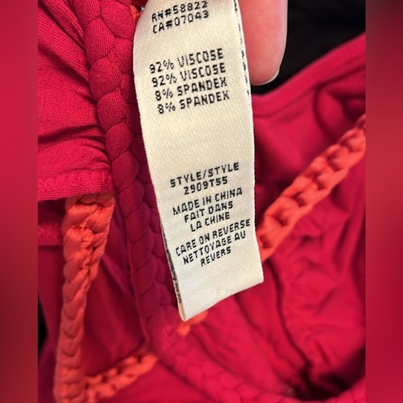 NWOT Max studio Pleated Red Maxi Dress- small - Picture 5 of 5